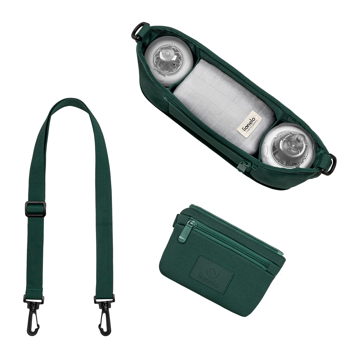 stroller travel bag product view 3 Lionelo Little Cube Green Forest