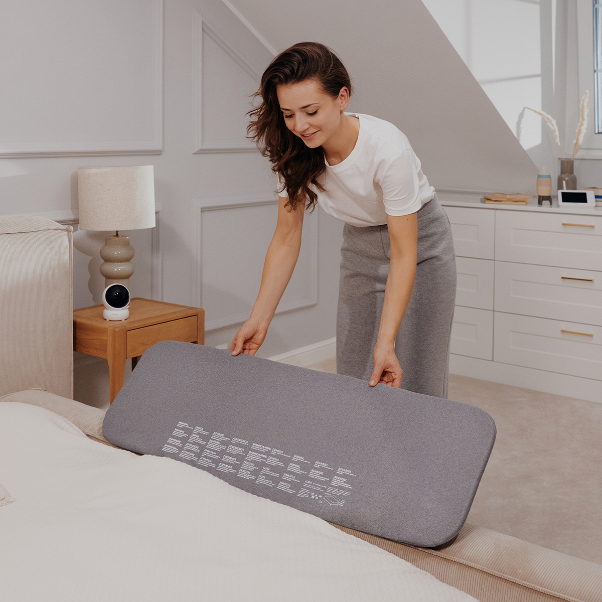 baby safety product product view 2 Lionelo Lora Grey Stone