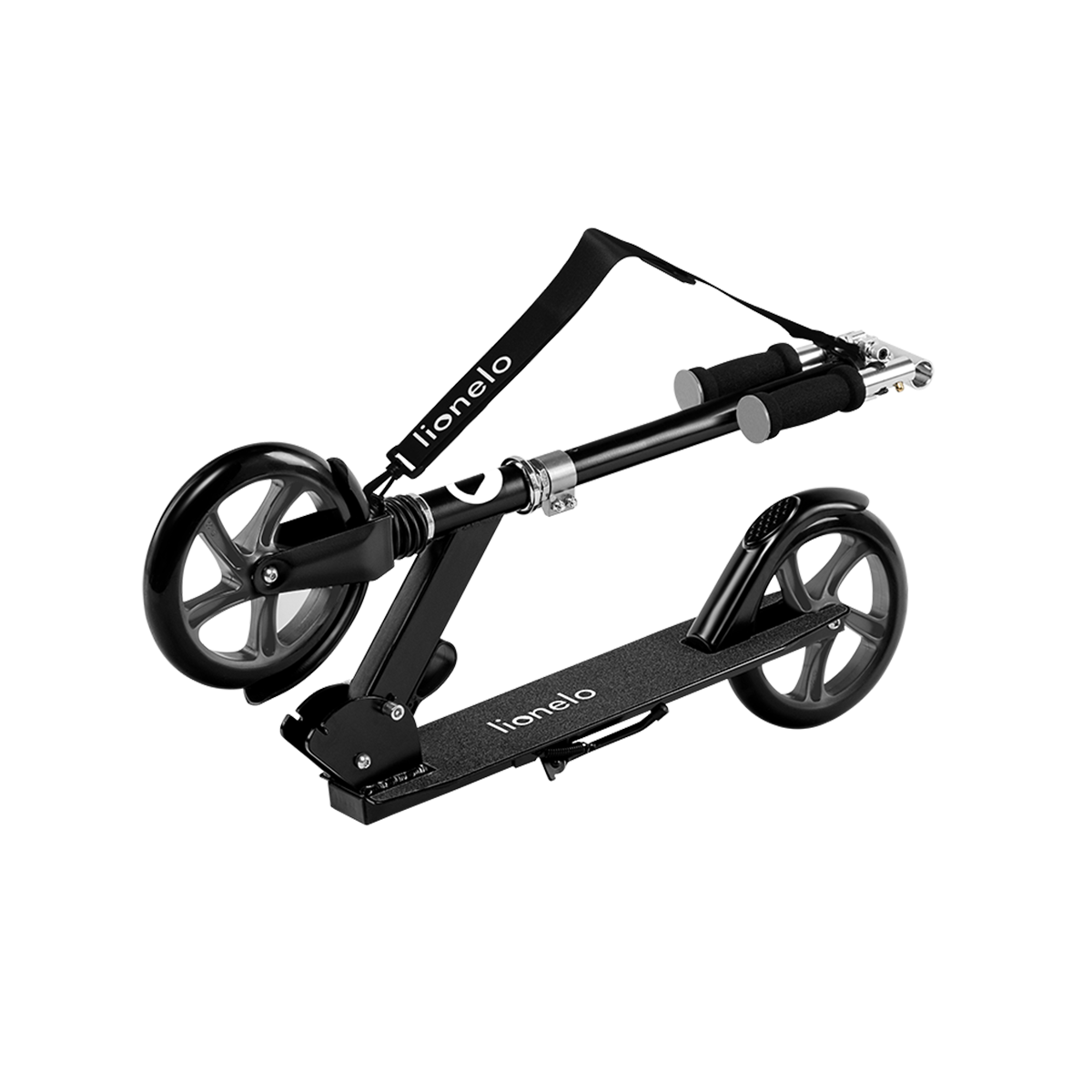 children's scooter product view 5 Lionelo Luca Graphite Black