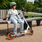 children's scooter product view 3 Lionelo Luca White Orange