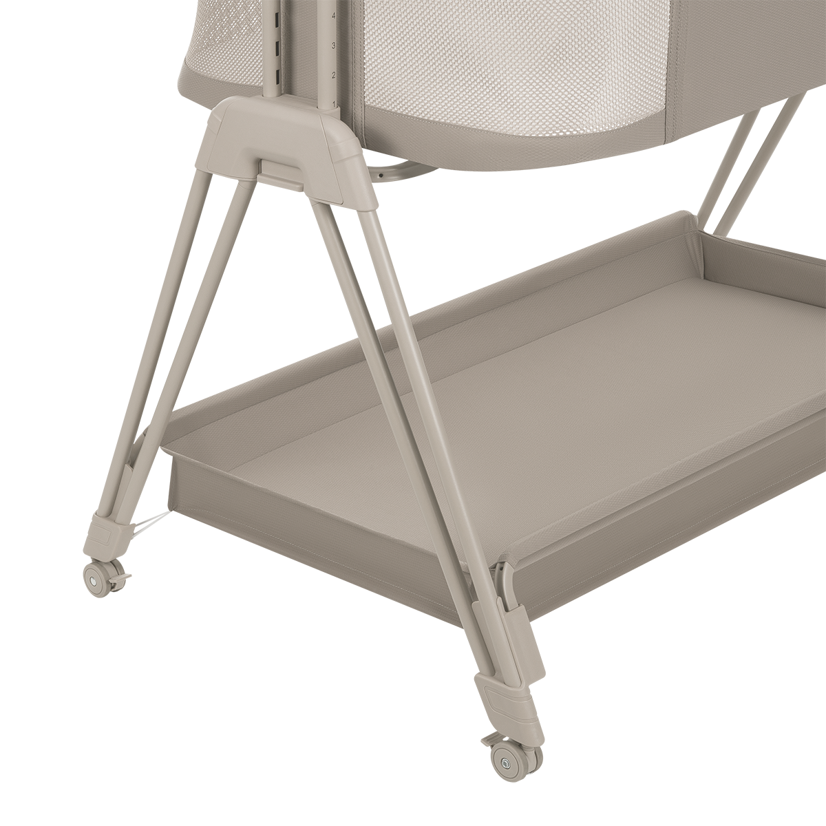 bedside crib product view 5 Lionelo Luna Beige Sand