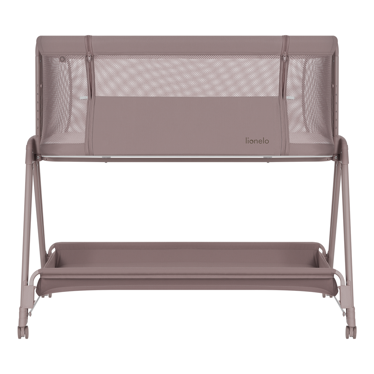 bedside crib Lionelo Luna Beige Taupe