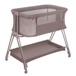 bedside crib product view 5 Lionelo Luna Beige Taupe