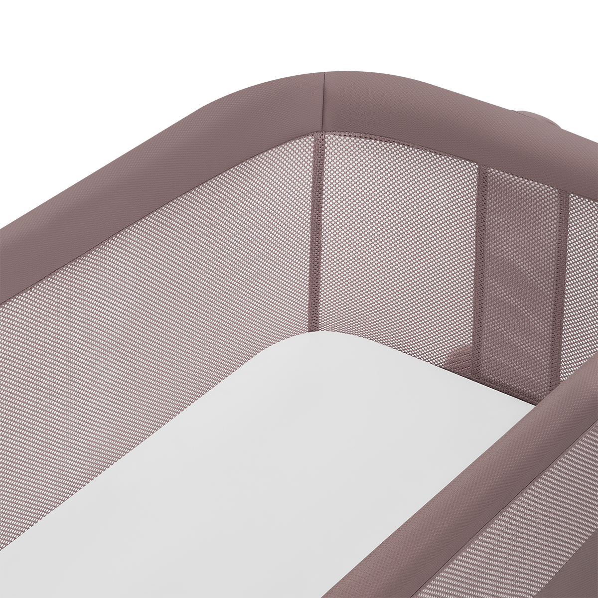 bedside crib product view 7 Lionelo Luna Beige Taupe