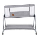 bedside crib product view 4 Lionelo Luna Grey Concrete