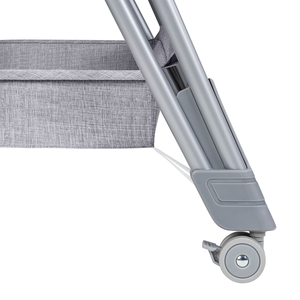 bedside crib product view 6 Lionelo Luna Grey Concrete