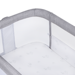 bedside crib product view 7 Lionelo Luna Grey Concrete