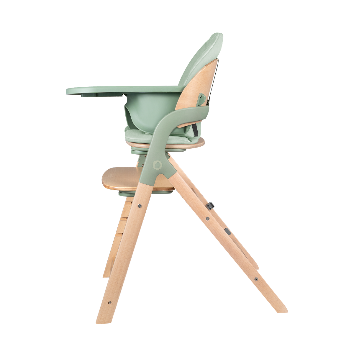 convertible high chair Lionelo Megan Green Wood