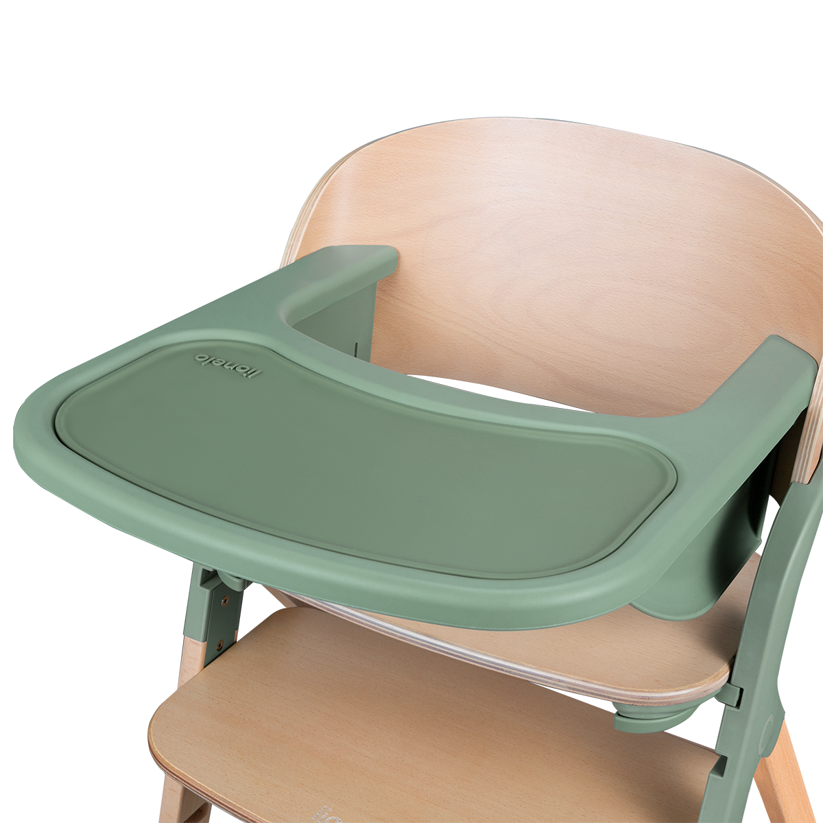 convertible high chair product view 7 Lionelo Megan Green Wood