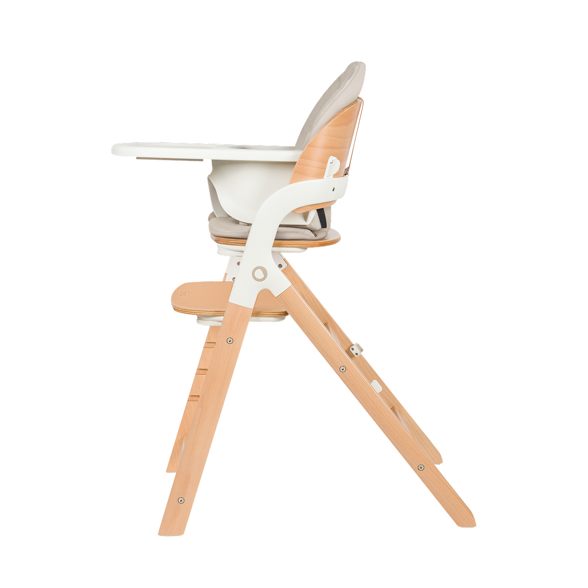 convertible high chair Lionelo Megan White Wood