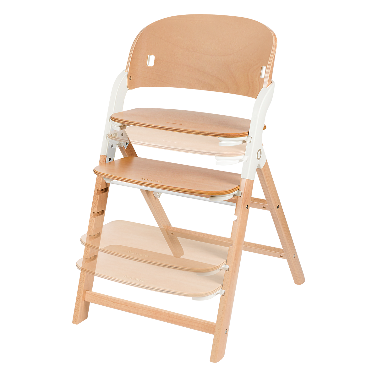 convertible high chair product view 6 Lionelo Megan White Wood