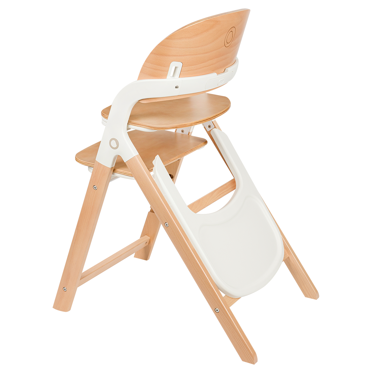 convertible high chair product view 10 Lionelo Megan White Wood