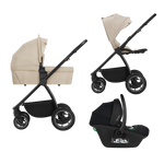 3-in-1 stroller with carrycot, stroller seat and car seat Lionelo Meril 3-in-1 Beige Sand