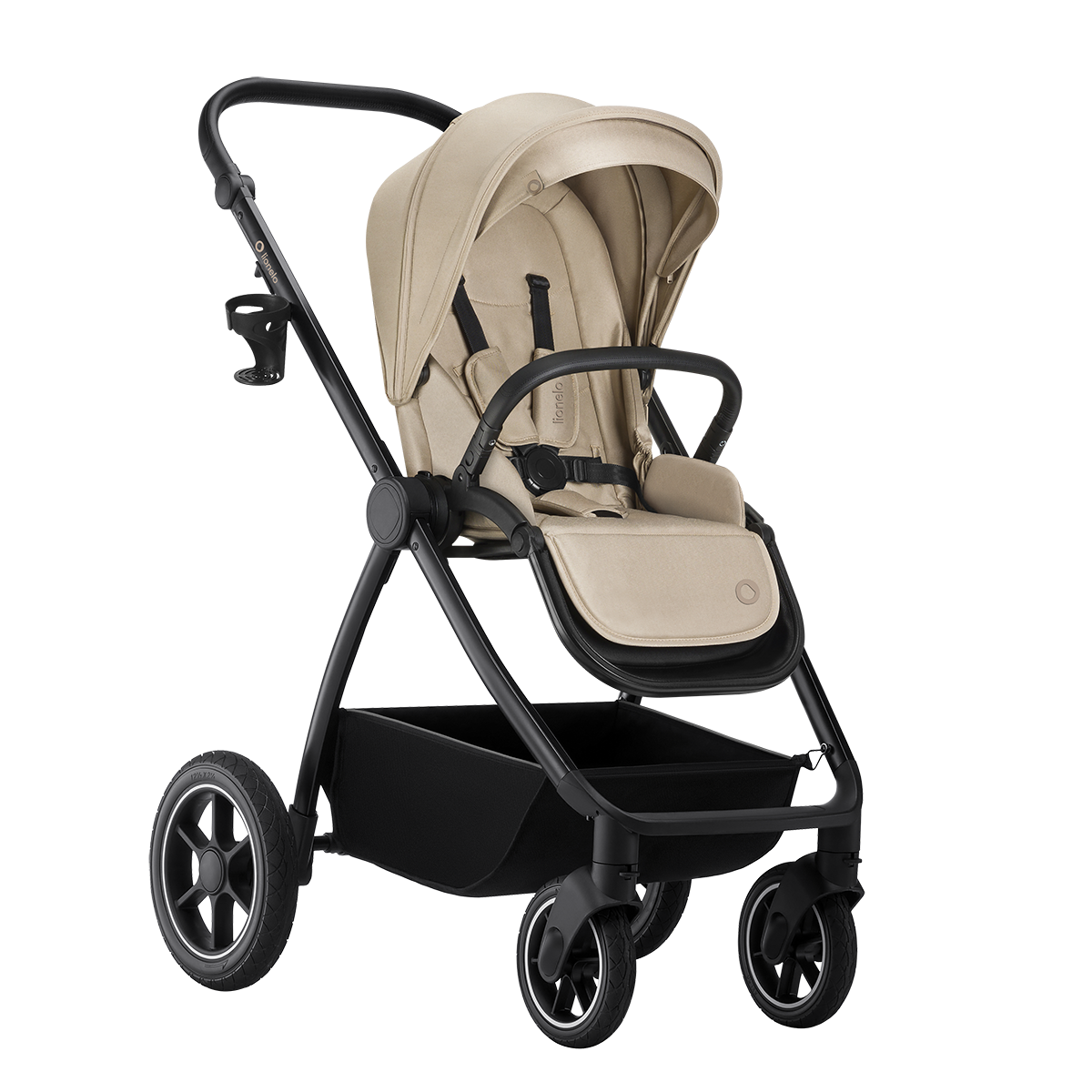 3-in-1 stroller product view 3 Lionelo Meril 3-in-1 Beige Sand