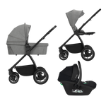 3-in-1 stroller with carrycot, stroller seat and car seat Lionelo Meril 3-in-1 Grey Stone