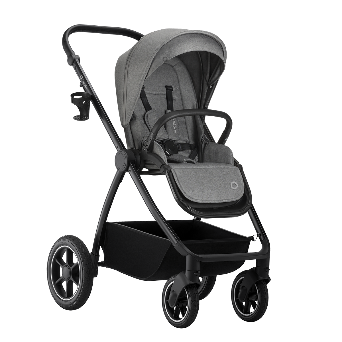 3-in-1 stroller product view 3 Lionelo Meril 3-in-1 Grey Stone