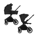 2-in-1 stroller with carrycot and stroller seat Lionelo Mika Plus 2-in-1 Black Onyx