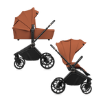 2-in-1 stroller with carrycot and stroller seat Lionelo Mika Plus 2-in-1 Brown Rust
