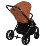 2-in-1 stroller product view 4 Lionelo Mika Plus 2-in-1 Brown Rust