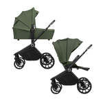 2-in-1 stroller with carrycot and stroller seat Lionelo Mika Plus 2-in-1 Green Olive