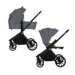 2-in-1 stroller with carrycot and stroller seat Lionelo Mika Plus 2-in-1 Grey Stone