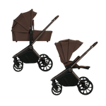 2-in-1 stroller with carrycot and stroller seat Lionelo Mika Plus 2-in-1 Mocha Mousse