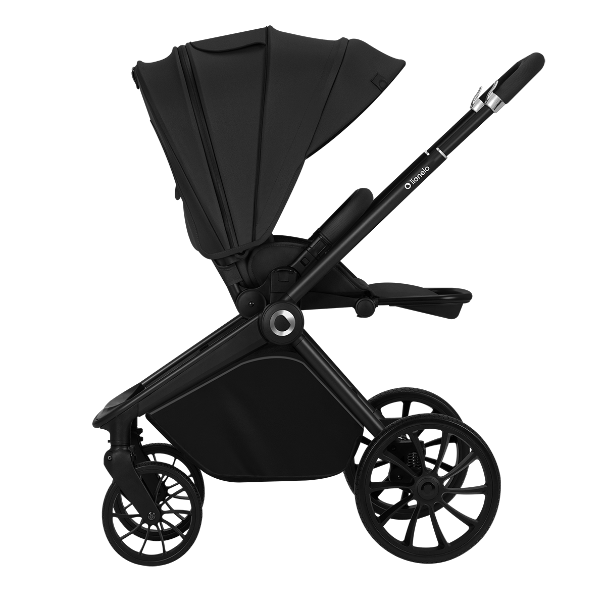 3-in-1 stroller product view 3 Lionelo Mika Plus 3-in-1 Black Onyx