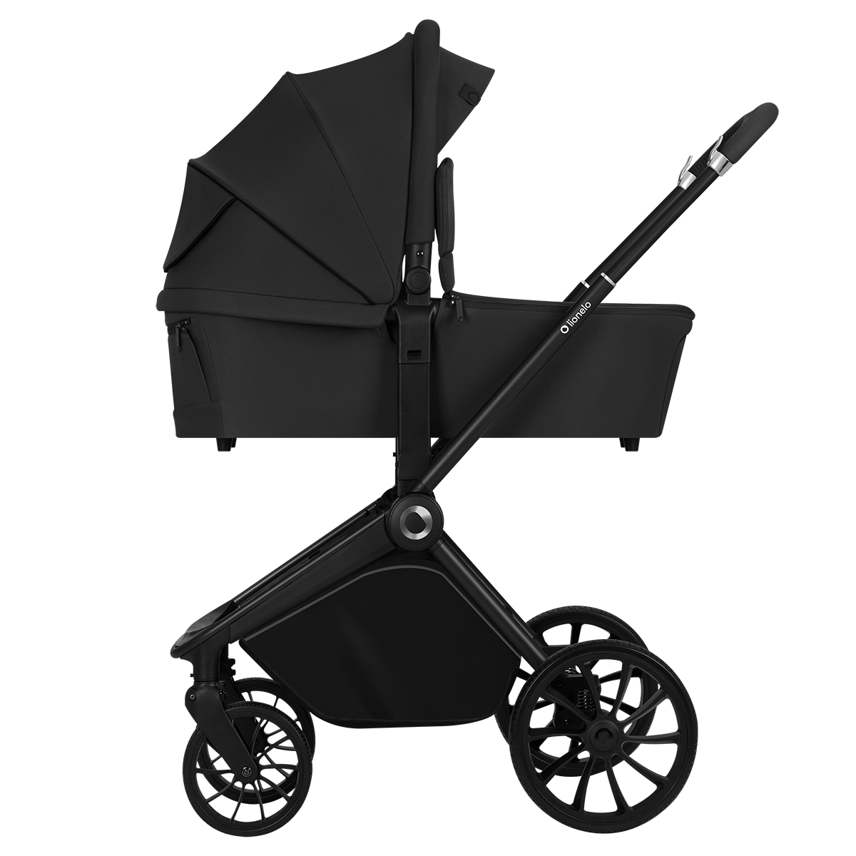 3-in-1 stroller product view 4 Lionelo Mika Plus 3-in-1 Black Onyx