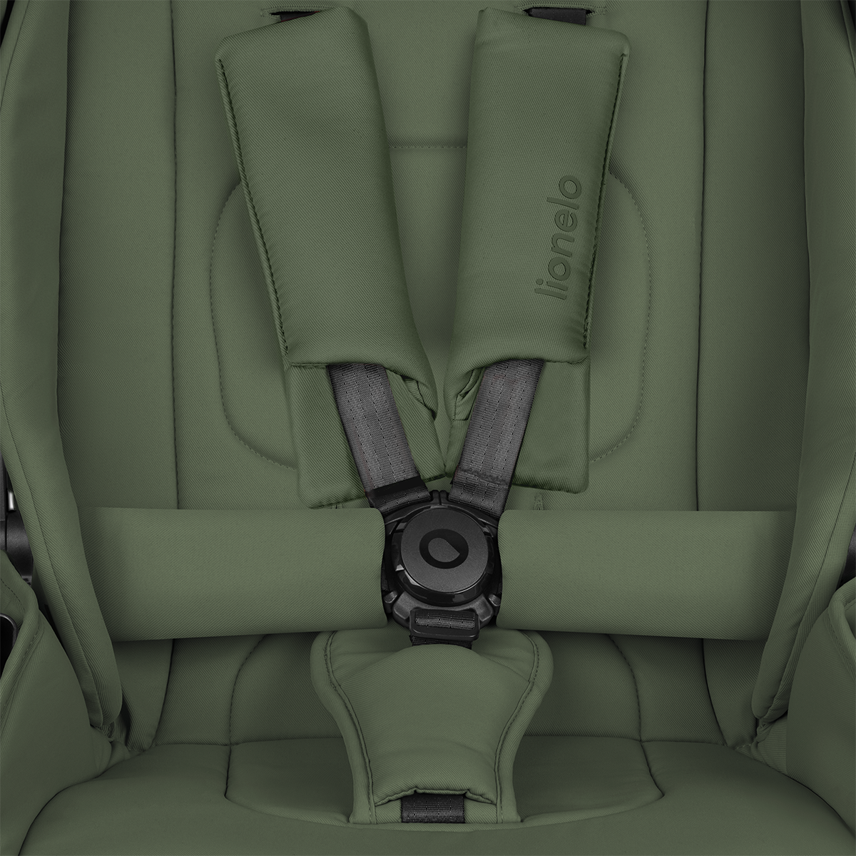 3-in-1 stroller product view 7 Lionelo Mika Plus 3-in-1 Green Olive