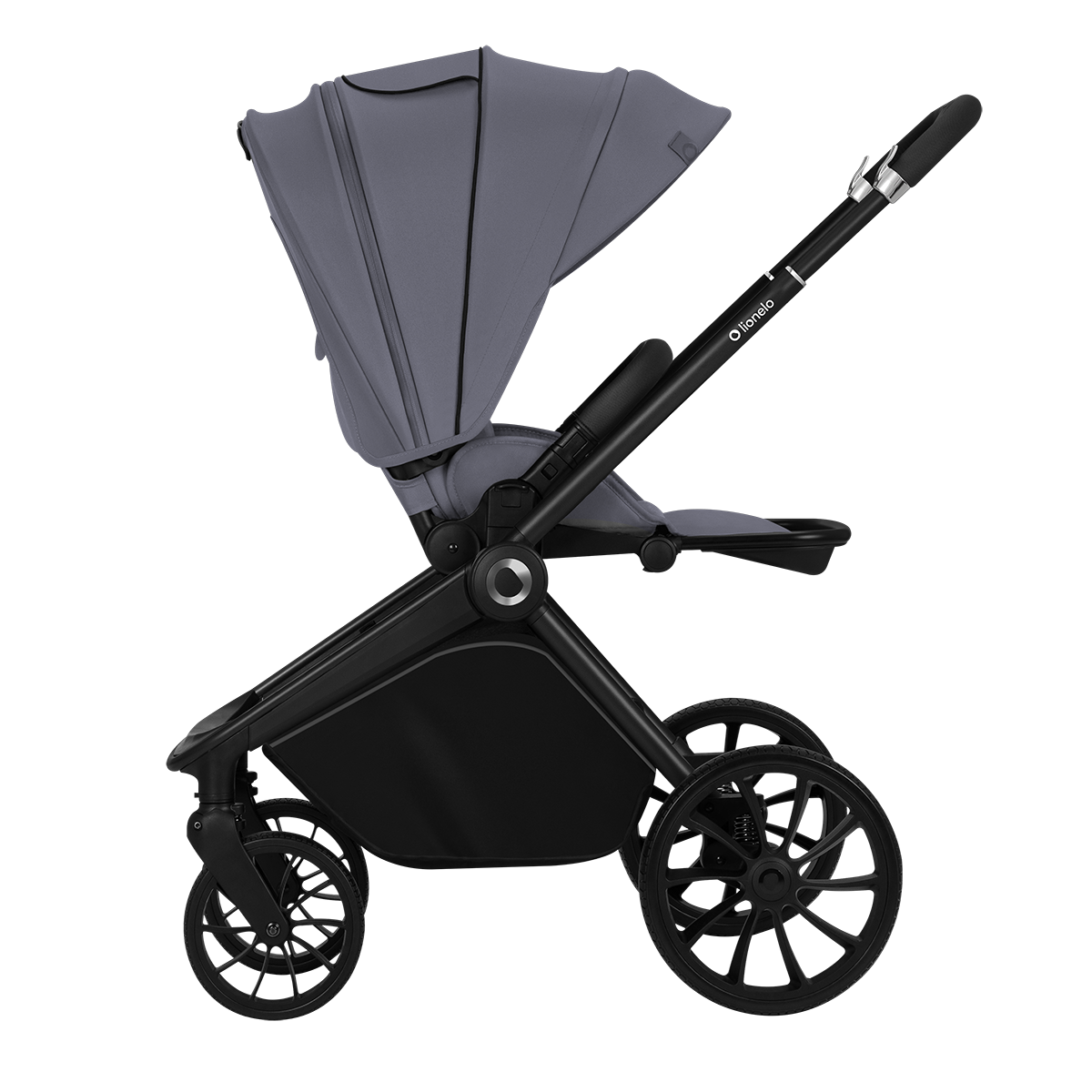 3-in-1 stroller product view 3 Lionelo Mika Plus 3-in-1 Grey Stone
