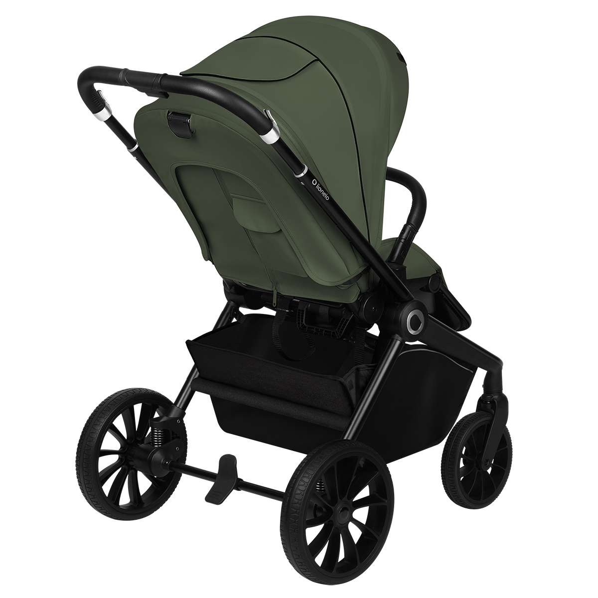 baby stroller product view 3 Lionelo Mika Plus Green Olive