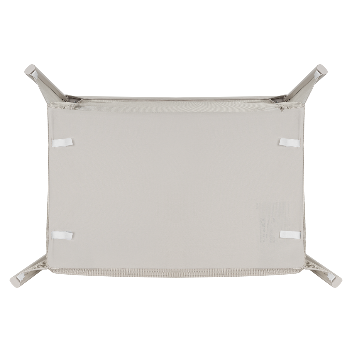 travel cot product view 4 Lionelo Mila Beige Cream