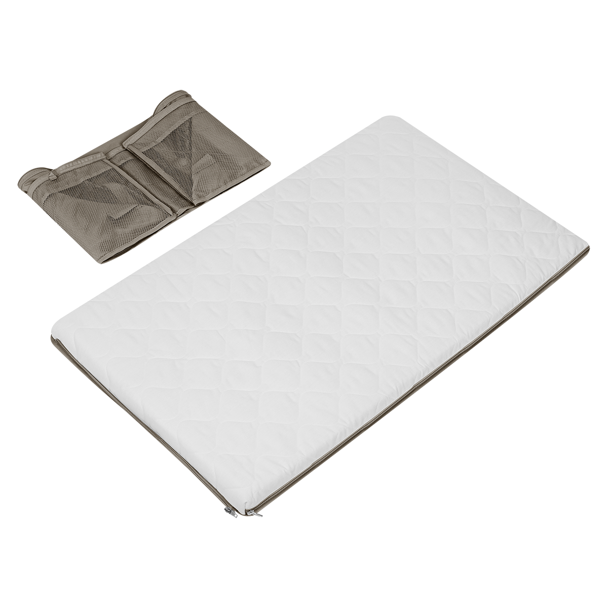travel cot product view 6 Lionelo Mila Beige Taupe