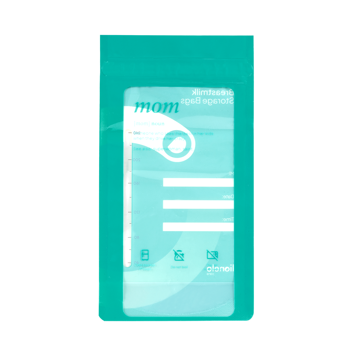 breast milk storage bag product view 2 Lionelo Milky Bags