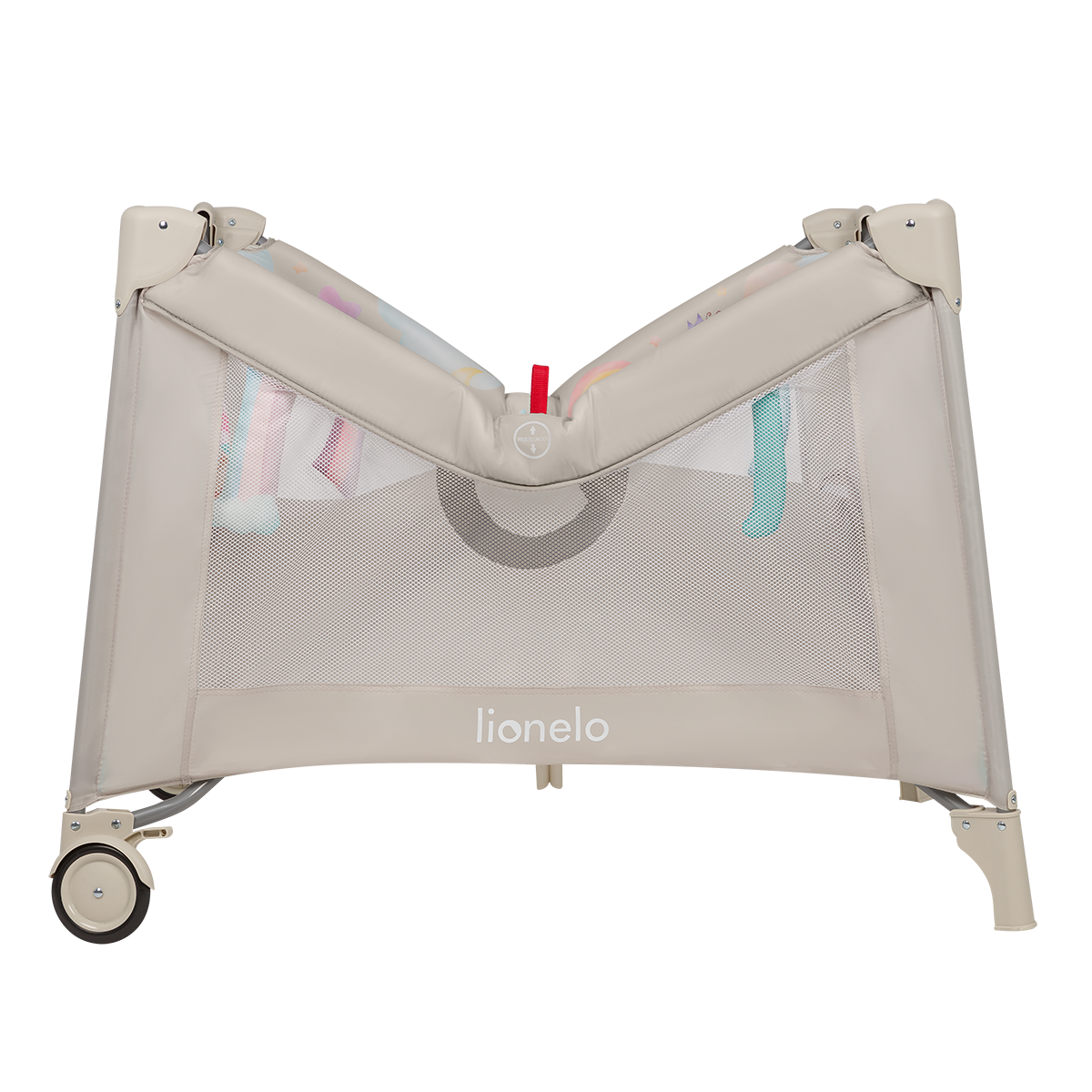 baby playpen product view 7 Lionelo Mille Plus Grey Beige