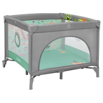 baby playpen Lionelo Mille Plus Grey Green