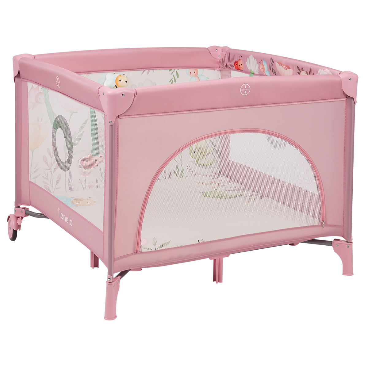 baby playpen Lionelo Mille Plus Pink