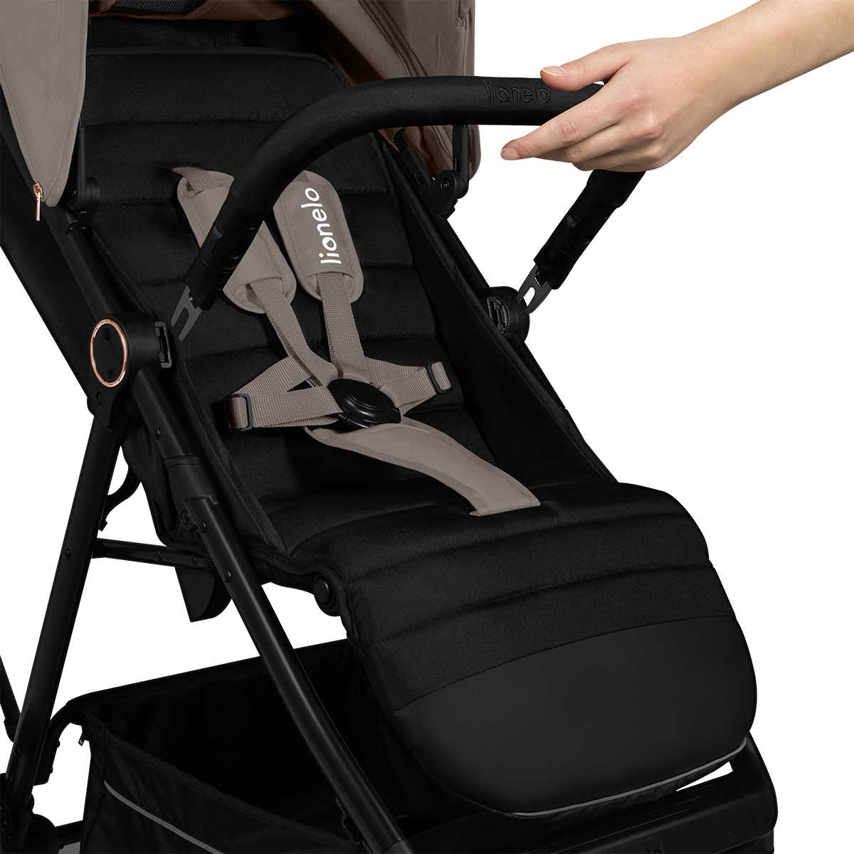 baby stroller product view 6 Lionelo Mira Beige Sand