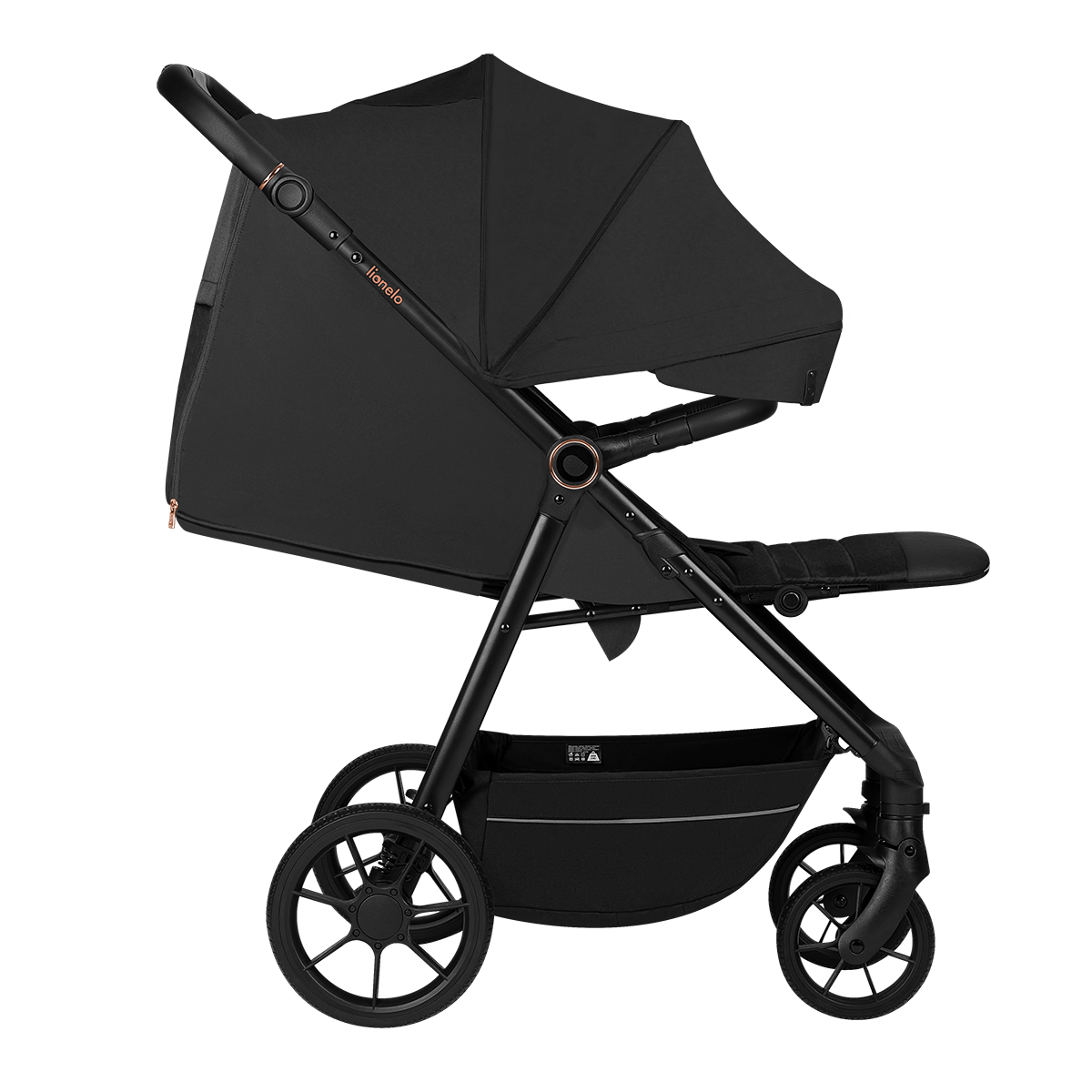baby stroller product view 2 Lionelo Mira Black Onyx
