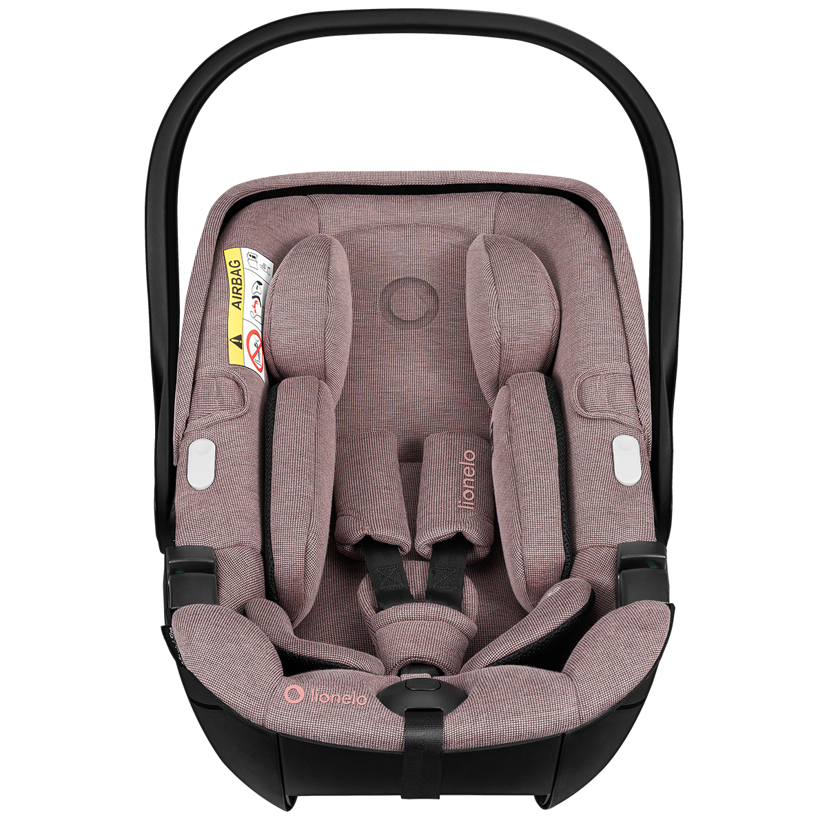 i-Size infant car seat product view 3 Lionelo Moxie i-Size Pink Mauve