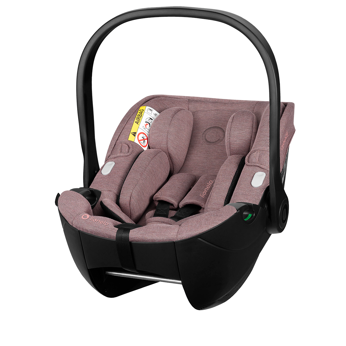 i-Size infant car seat product view 6 Lionelo Moxie i-Size Pink Mauve