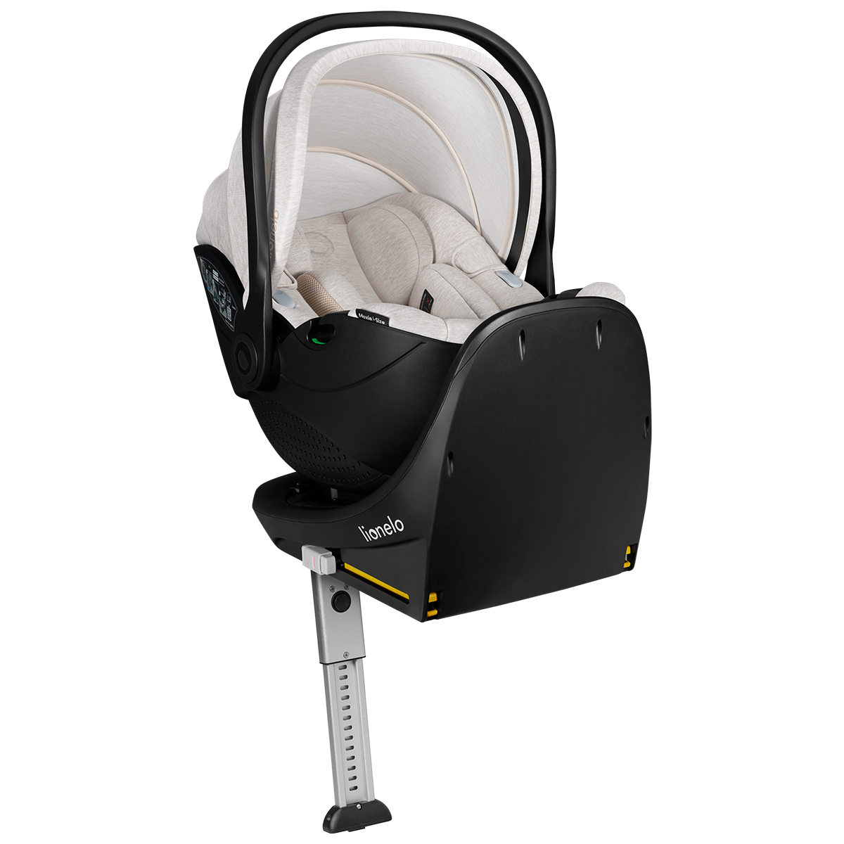 i-Size infant car seat Lionelo Moxie i-Size Set Beige Sand