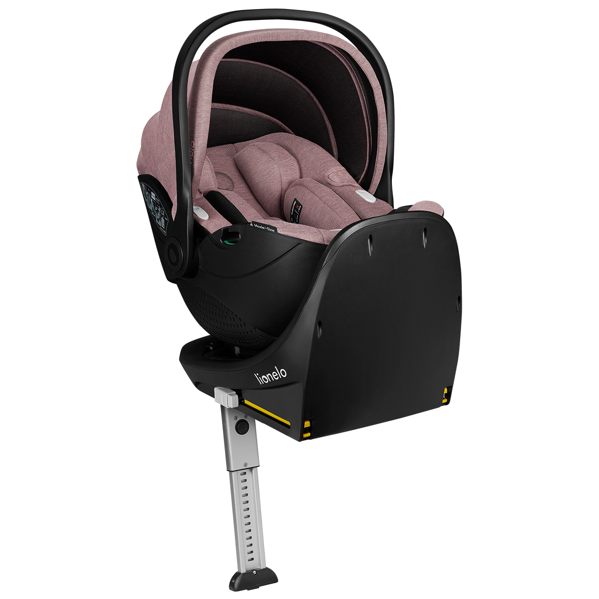 i-Size infant car seat Lionelo Moxie i-Size Set Pink Mauve