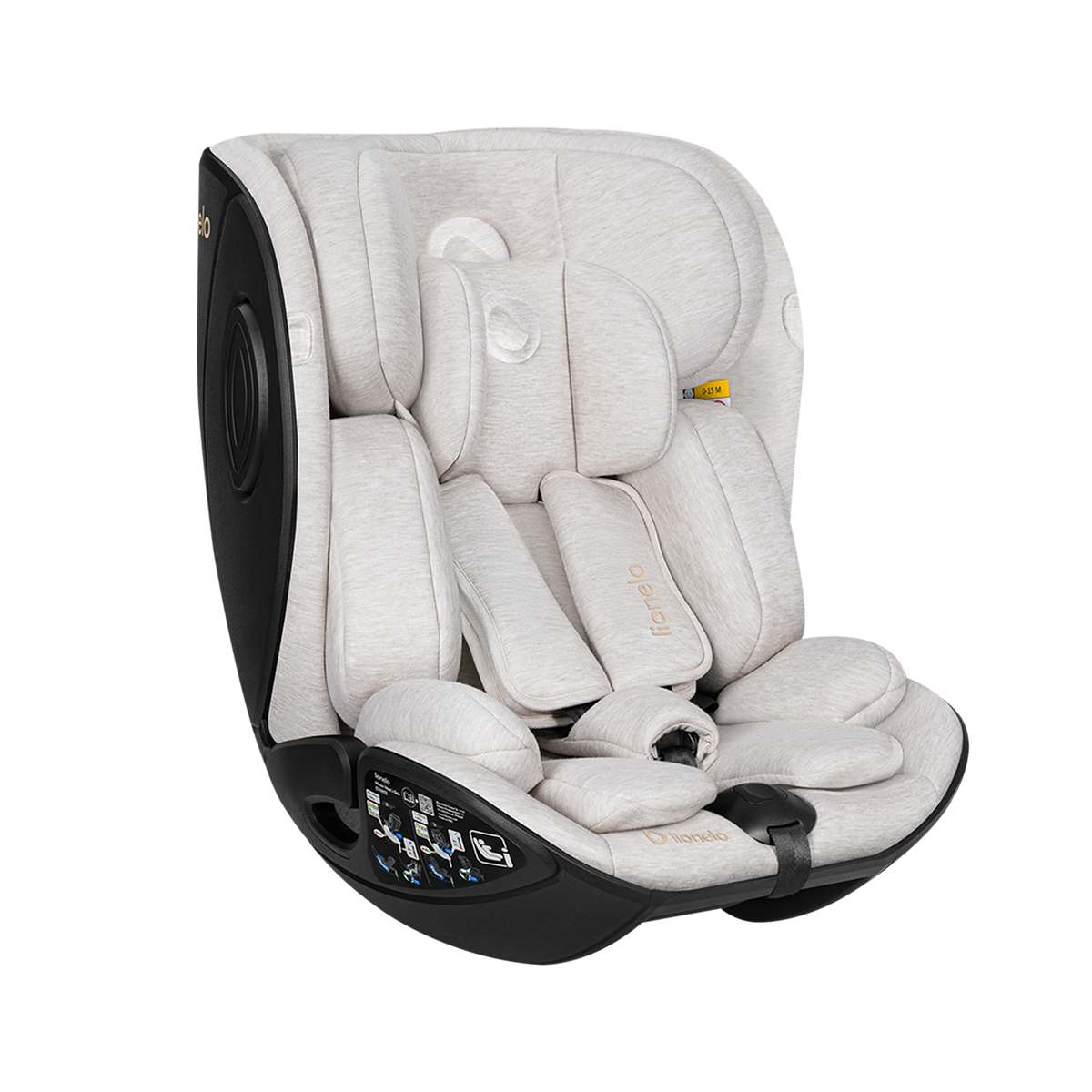 i-Size convertible car seat Lionelo Moxie Next i-Size Beige Sand