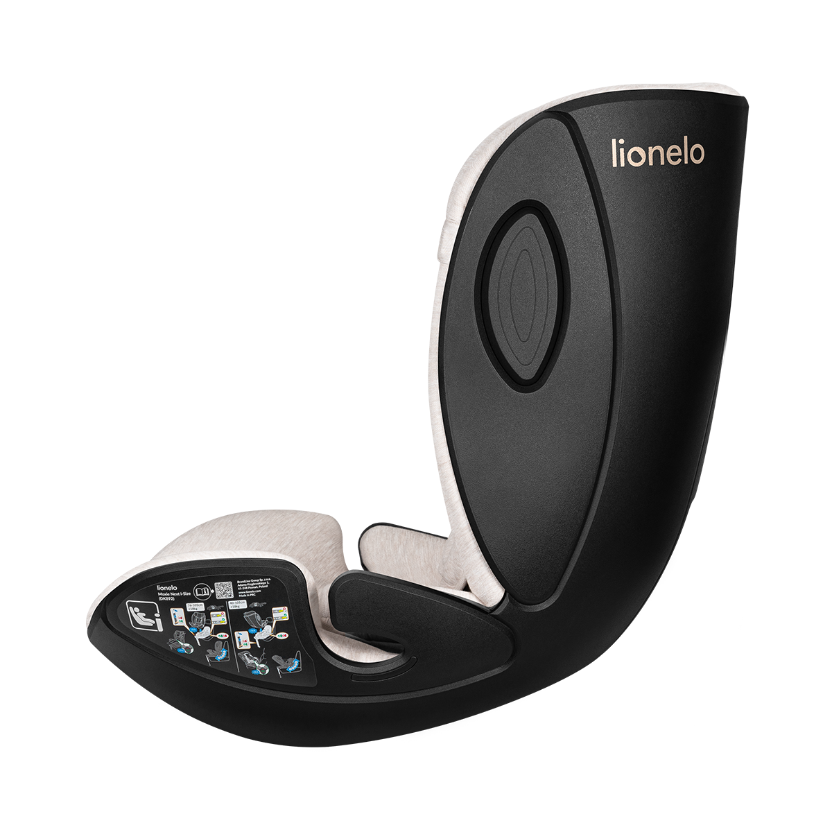 i-Size convertible car seat product view 8 Lionelo Moxie Next i-Size Beige Sand