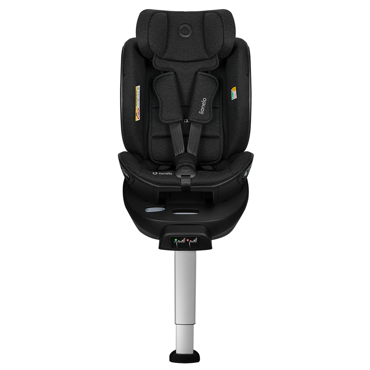 i-Size convertible car seat product view 7 Lionelo Moxie Next i-Size Black Carbon
