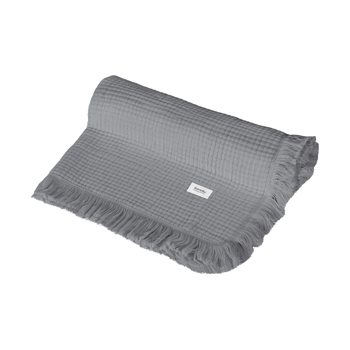 baby blanket or towel product view 7 Lionelo Muslin Blanket Dove Grey