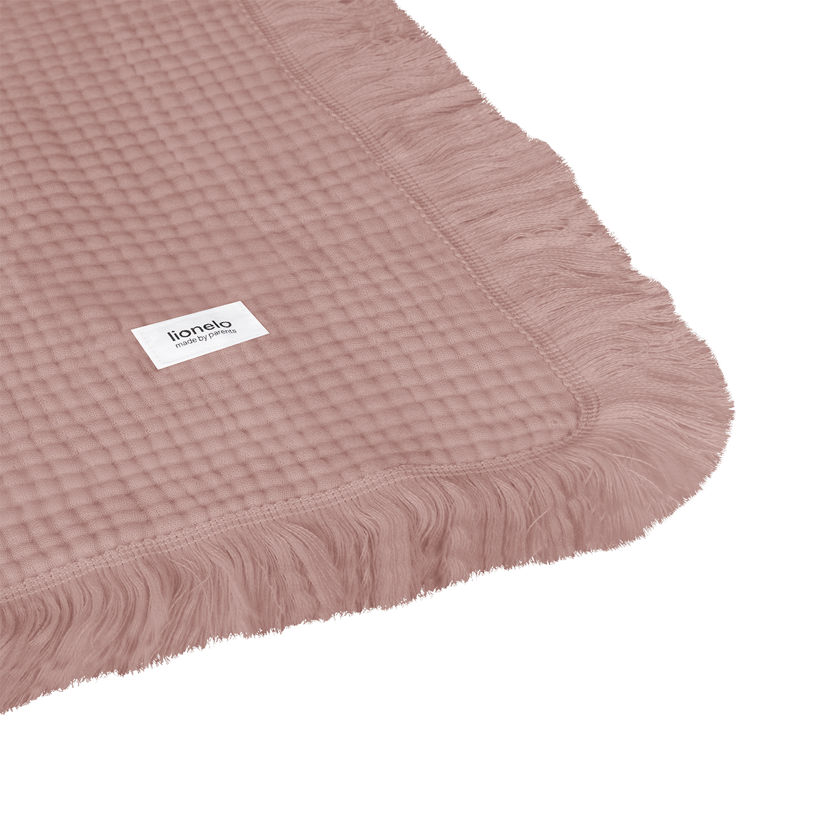baby blanket or towel product view 3 Lionelo Muslin Blanket Dusty Pink