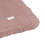 baby blanket or towel product view 3 Lionelo Muslin Blanket Dusty Pink