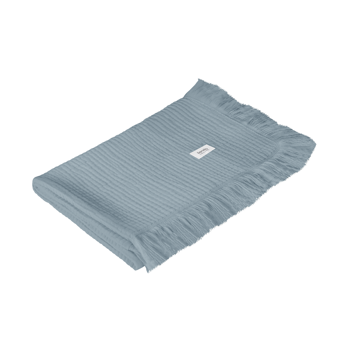 baby blanket or towel Lionelo Muslin Blanket Stone Blue
